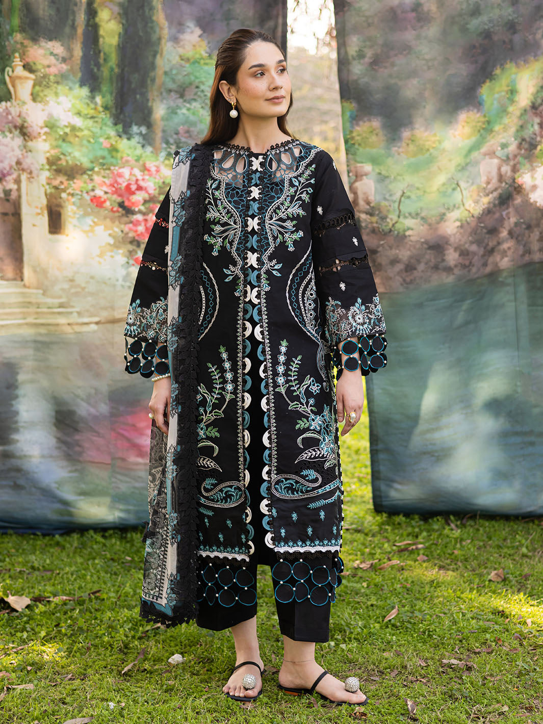 Parishay | Shangrila Luxury Lawn | SHR - 02 - Official Parishay stockist in UK - Sakeena London