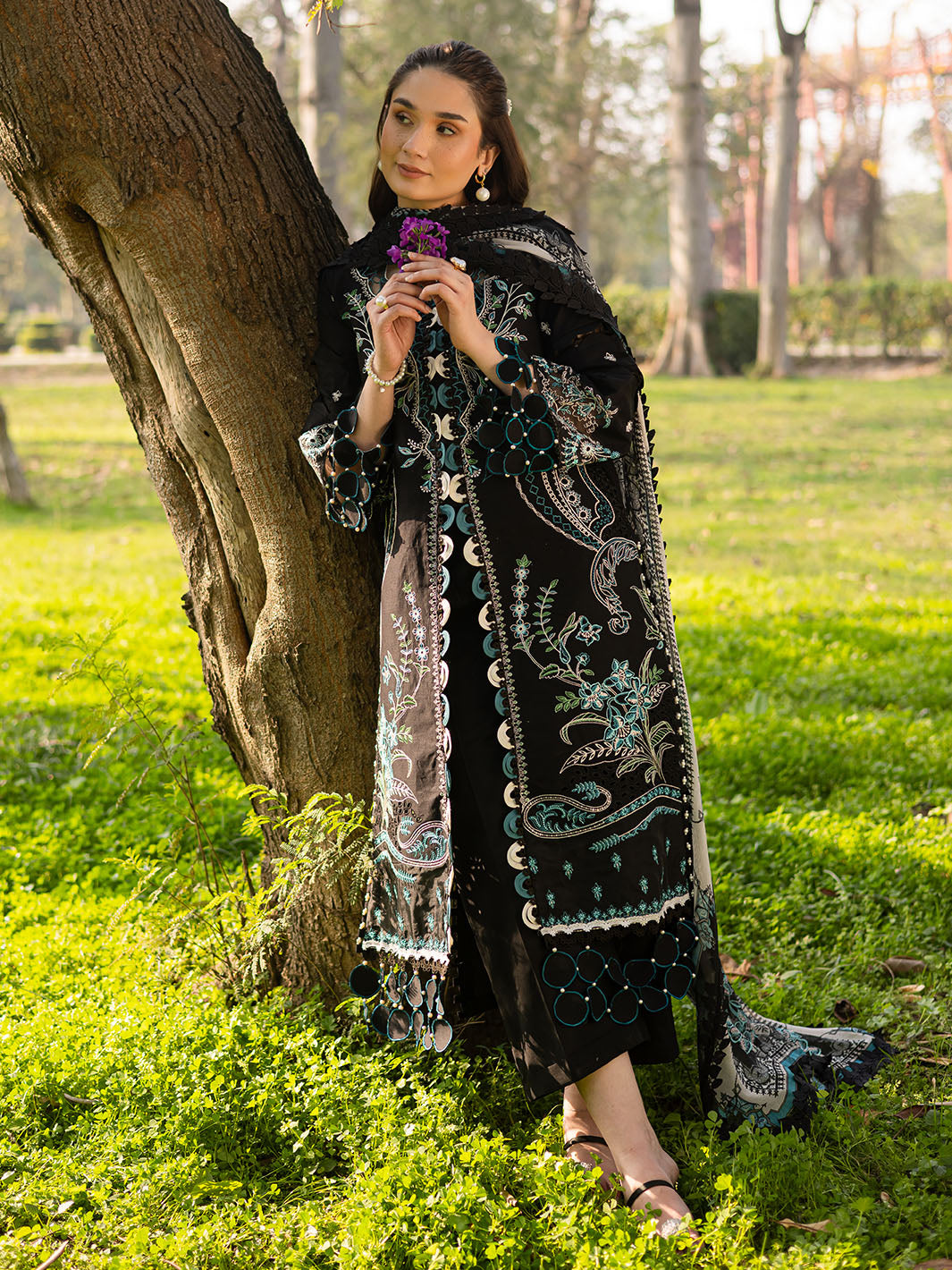 Parishay | Shangrila Luxury Lawn | SHR - 02 - Official Parishay stockist in UK - Sakeena London