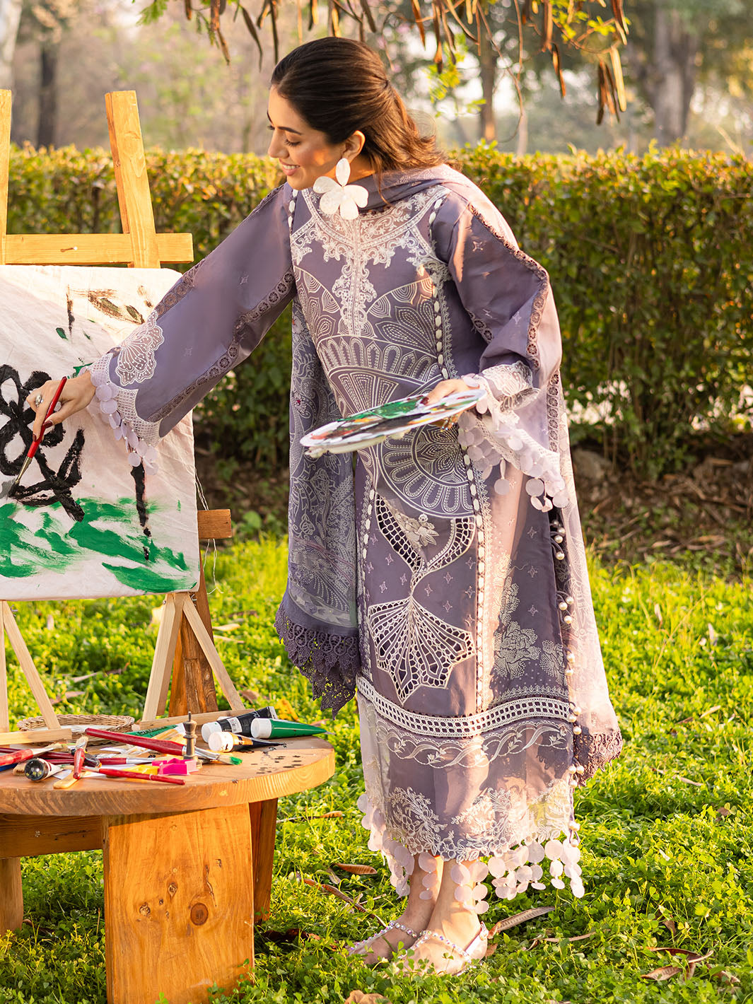 Parishay | Shangrila Luxury Lawn | SHR - 03 - Official Parishay stockist in UK - Sakeena London