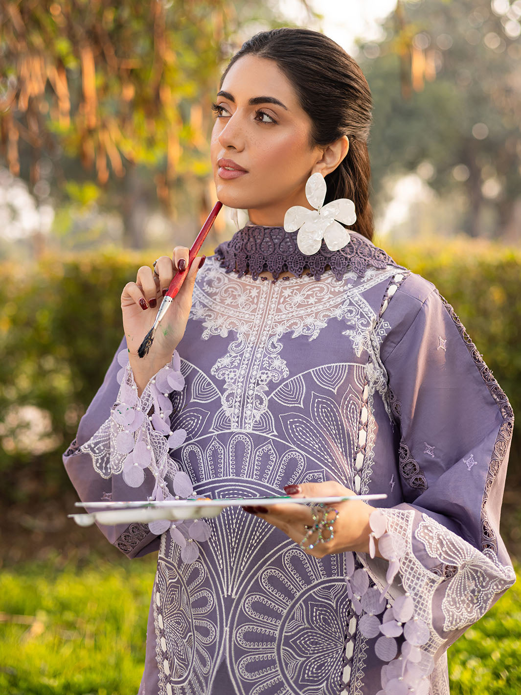 Parishay | Shangrila Luxury Lawn | SHR - 03 - Official Parishay stockist in UK - Sakeena London