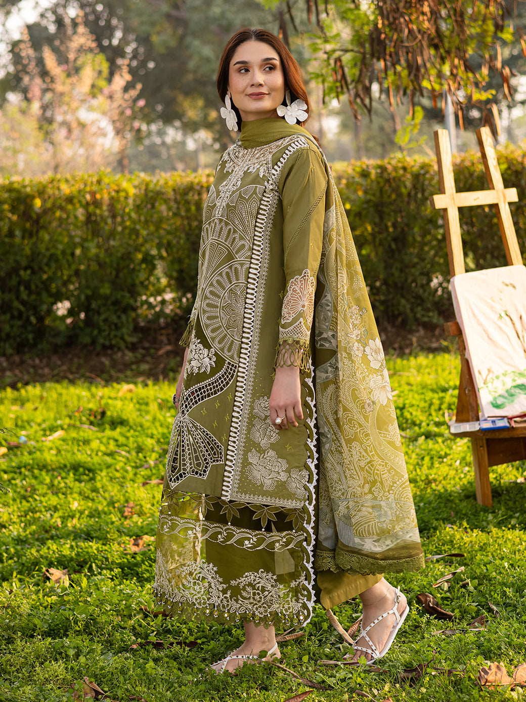 Parishay | Shangrila Luxury Lawn | SHR - 04 - Official Parishay stockist in UK - Sakeena London