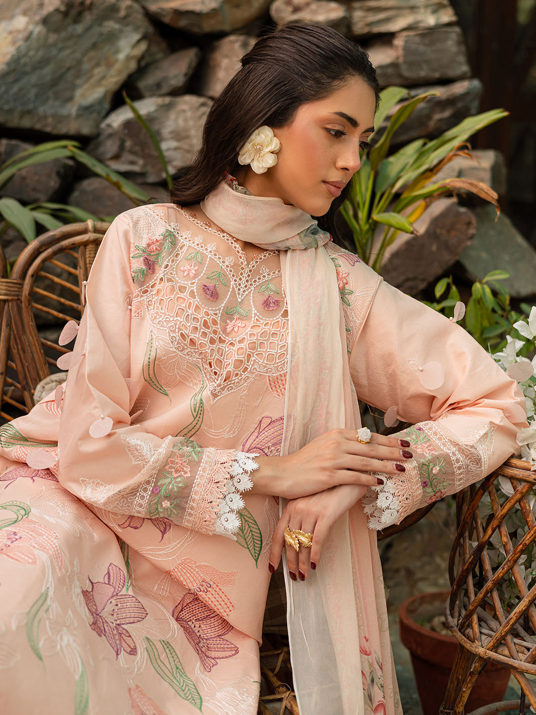 Parishay | Shangrila Luxury Lawn | SHR - 06 - Official Parishay stockist in UK - Sakeena London