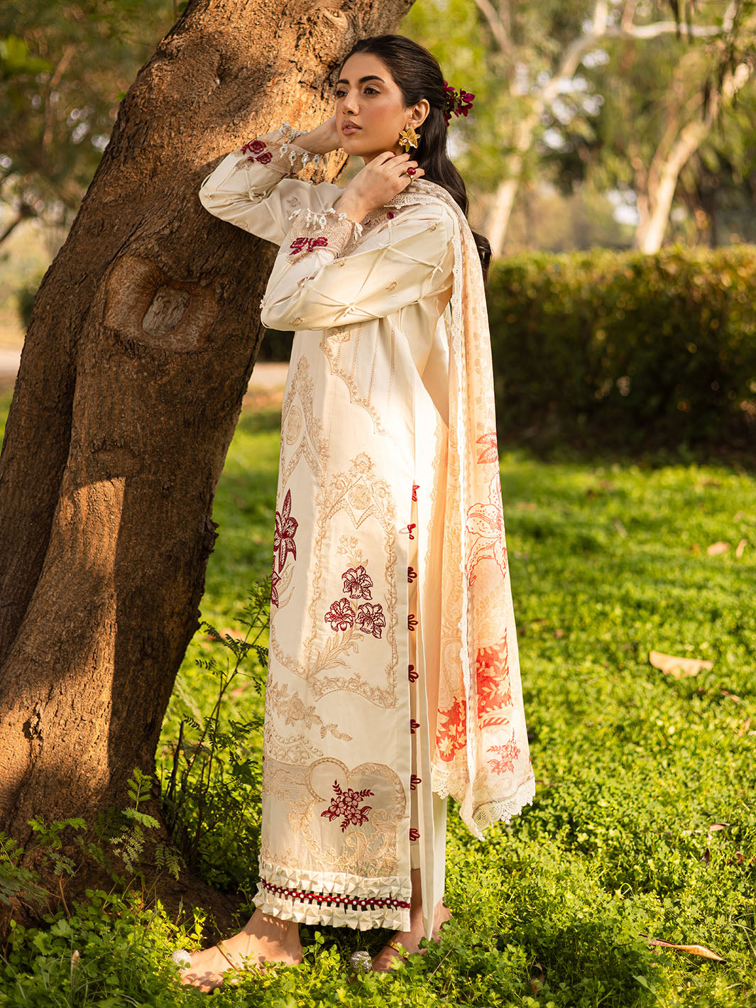 Parishay | Shangrila Luxury Lawn | SHR - 07 - Official Parishay stockist in UK - Sakeena London