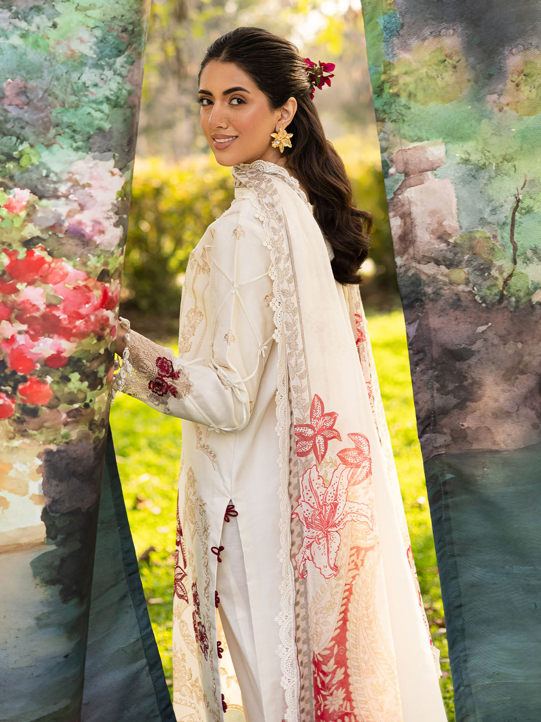 Parishay | Shangrila Luxury Lawn | SHR - 07 - Official Parishay stockist in UK - Sakeena London