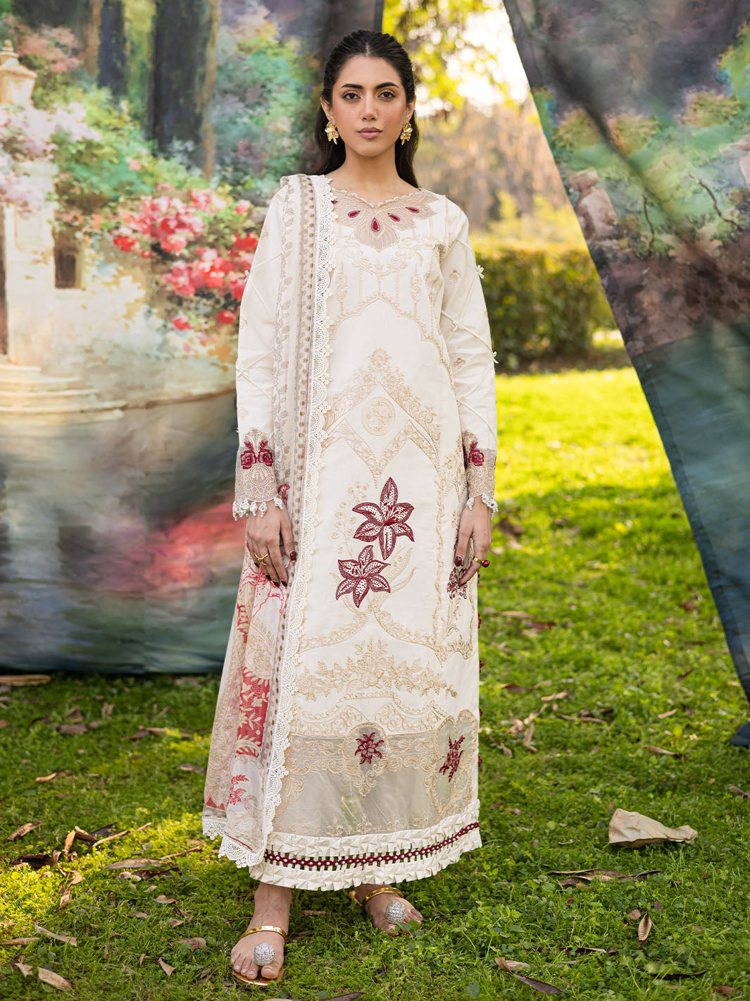 Parishay | Shangrila Luxury Lawn | SHR - 07 - Official Parishay stockist in UK - Sakeena London