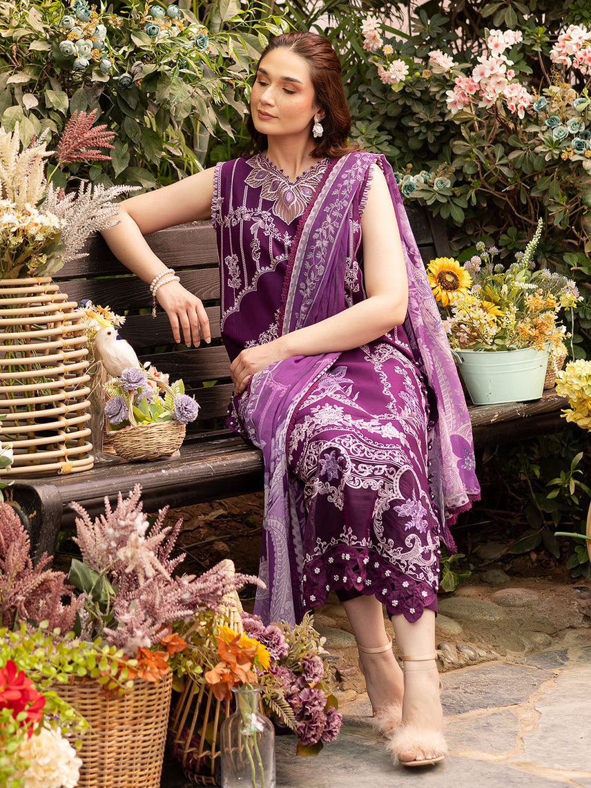Parishay | Shangrila Luxury Lawn | SHR - 08 - Official Parishay stockist in UK - Sakeena London
