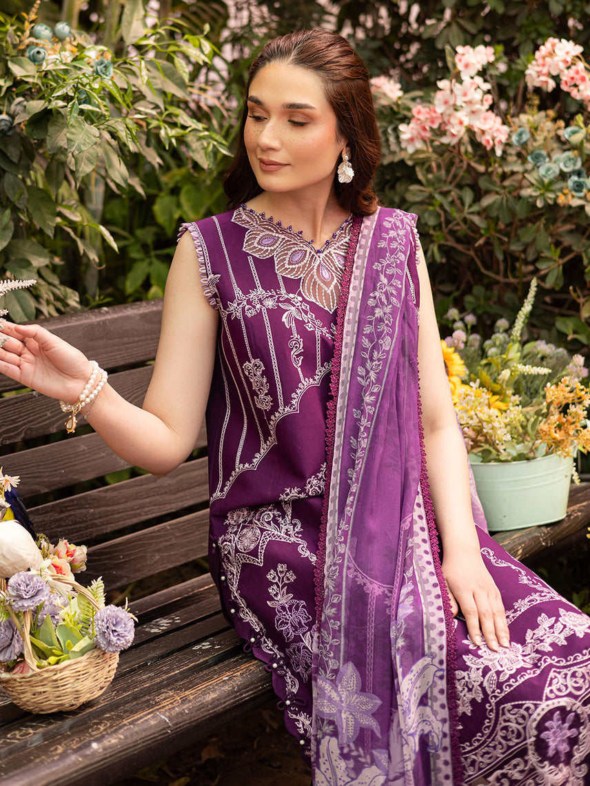 Parishay | Shangrila Luxury Lawn | SHR - 08 - Official Parishay stockist in UK - Sakeena London