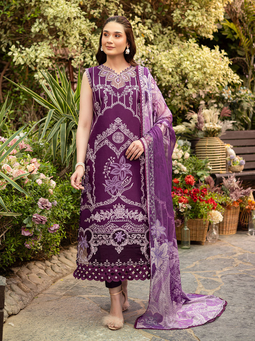 Parishay | Shangrila Luxury Lawn | SHR - 08 - Official Parishay stockist in UK - Sakeena London
