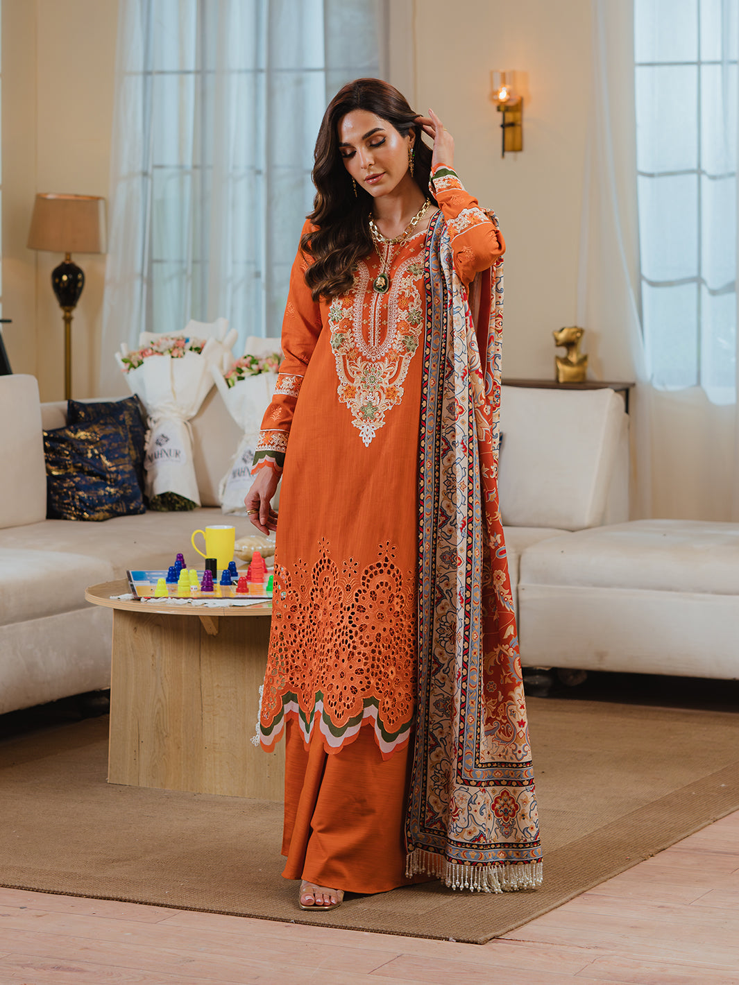 Mahnur | Stella Khaddar | SK-02A - Official Mahnur stockist in UK - Sakeena London