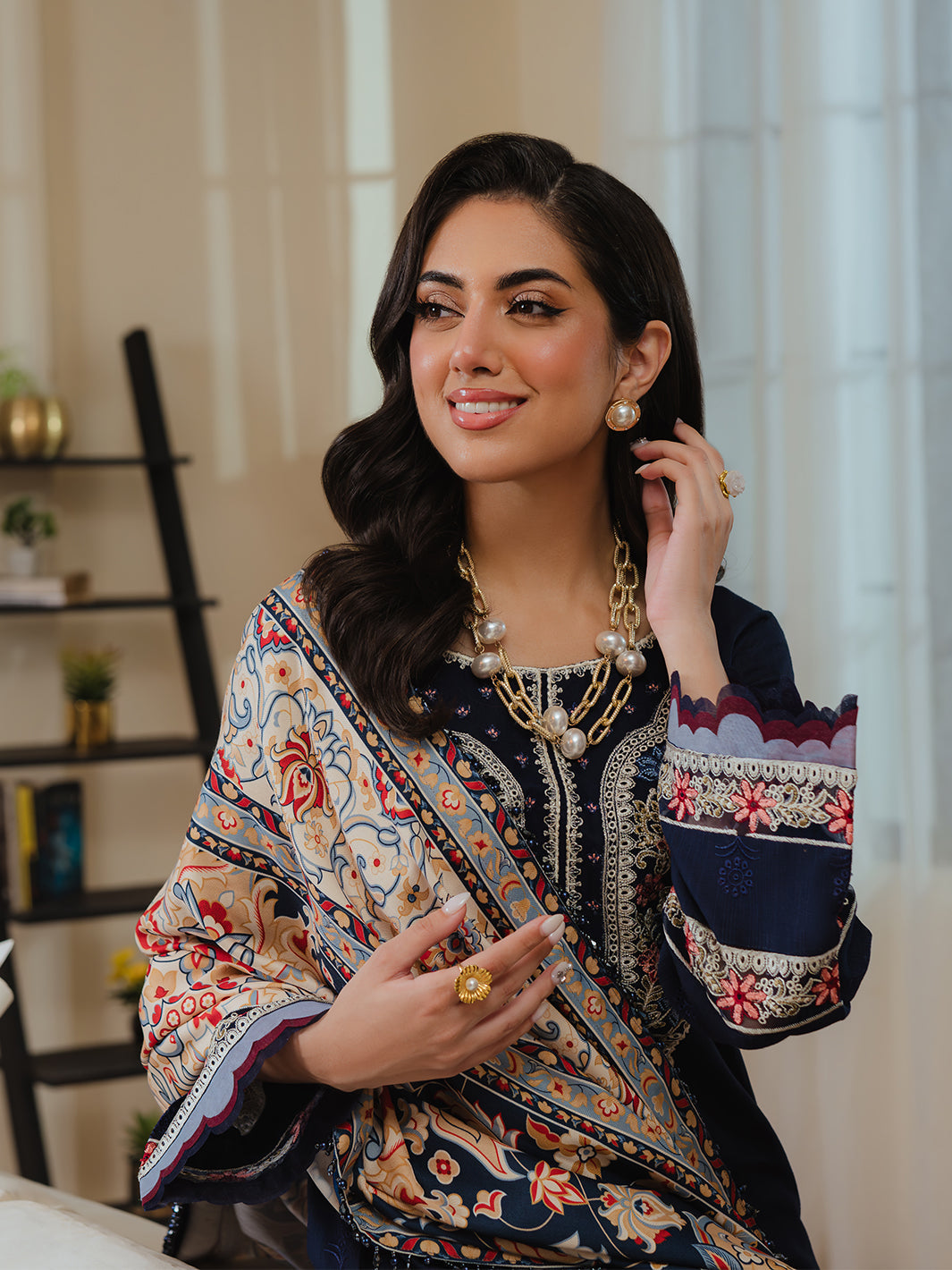 Mahnur | Stella Khaddar | SK-02B - Official Mahnur stockist in UK - Sakeena London