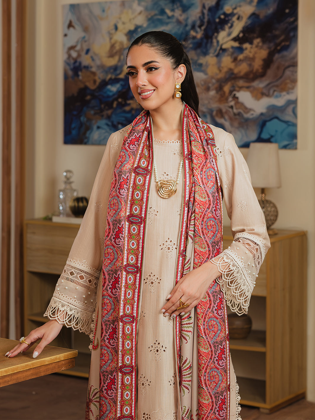 Mahnur | Stella Khaddar | SK-04B - Official Mahnur stockist in UK - Sakeena London