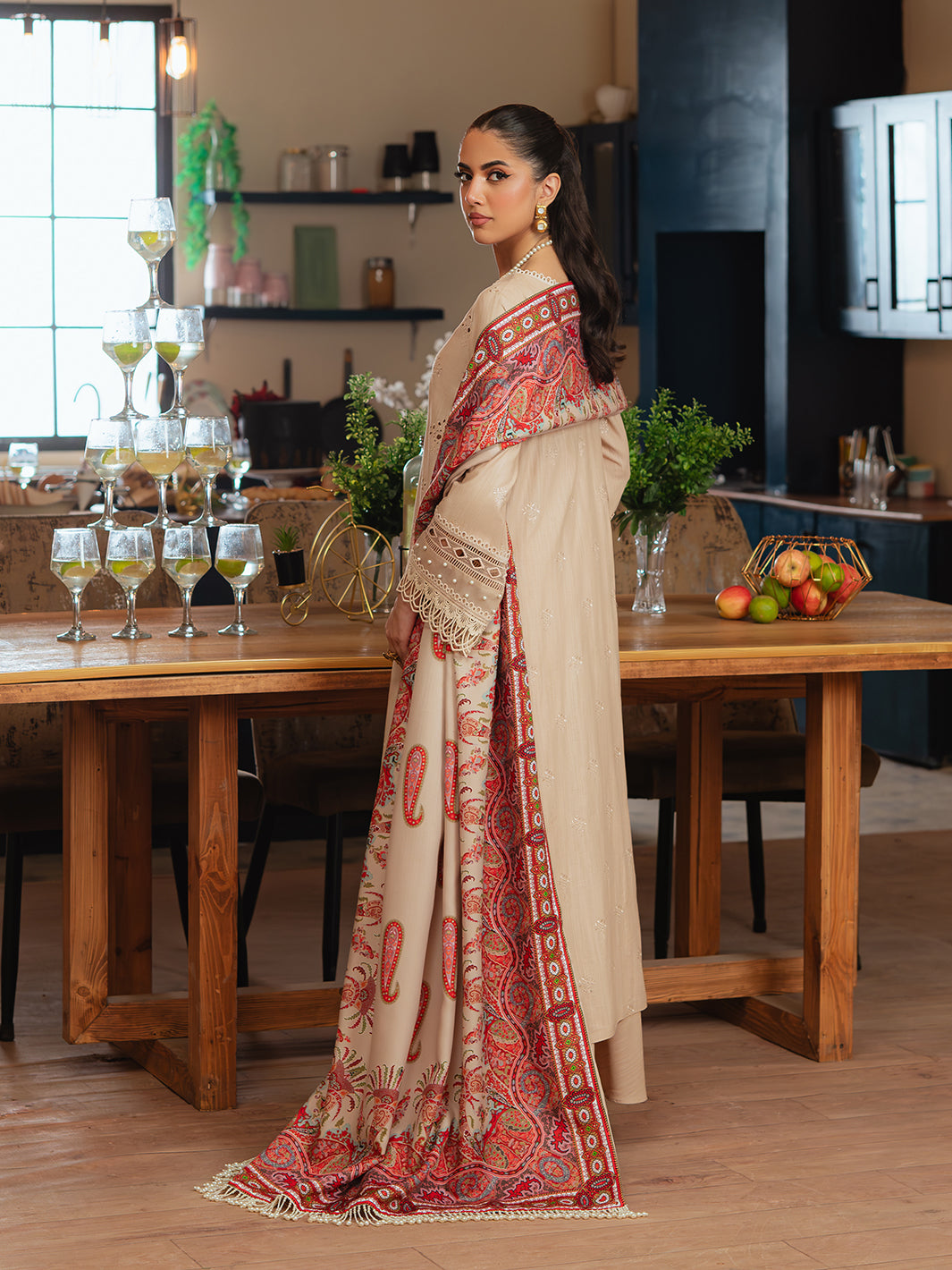 Mahnur | Stella Khaddar | SK-04B - Official Mahnur stockist in UK - Sakeena London