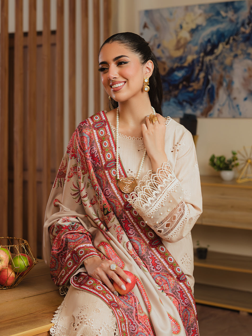 Mahnur | Stella Khaddar | SK-04B - Official Mahnur stockist in UK - Sakeena London