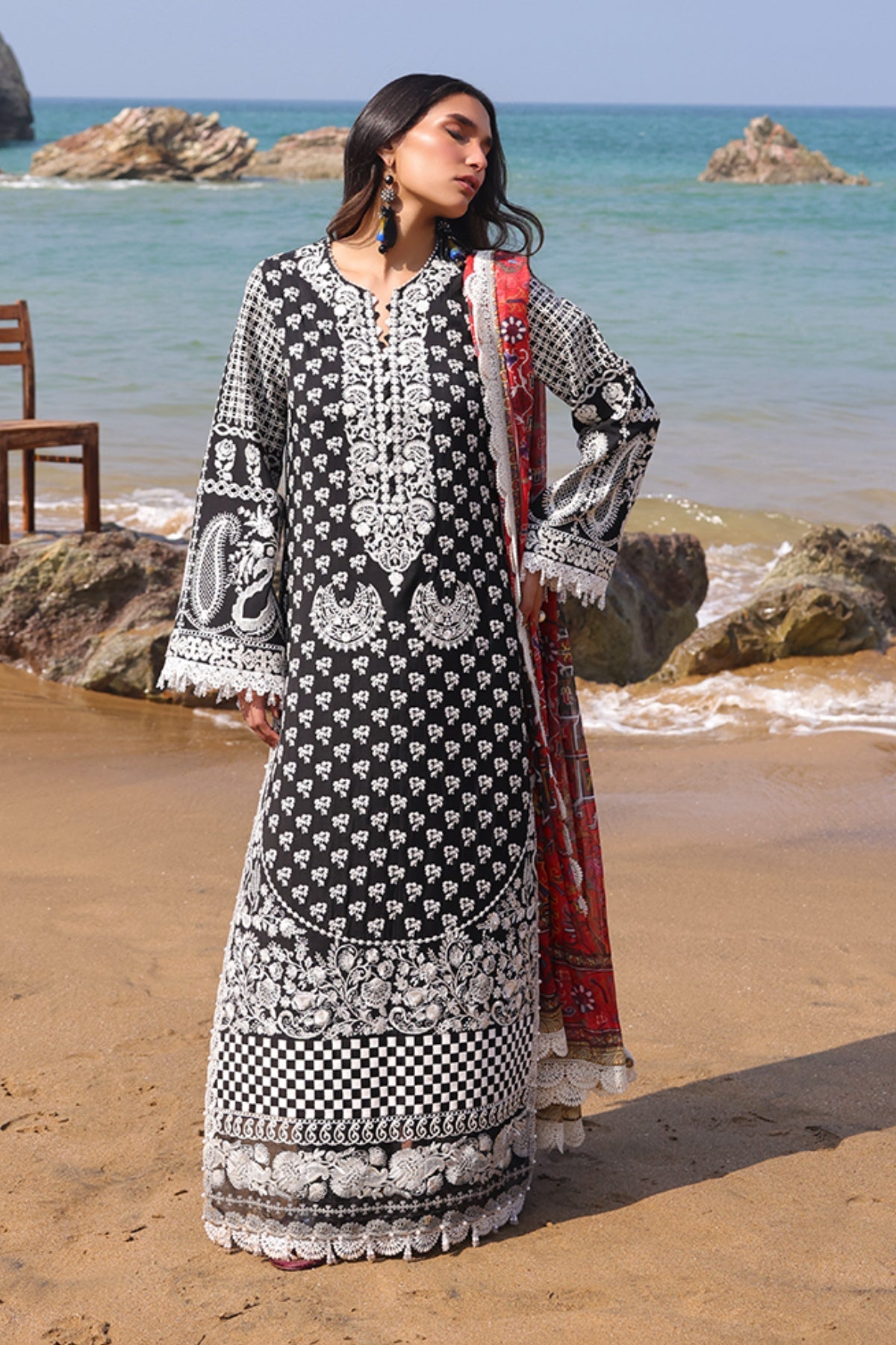 Imrozia Premium | Hania Luxury Lawn 25 | SL 75 Anoud - Official Imrozia Premium stockist in UK - Sakeena London
