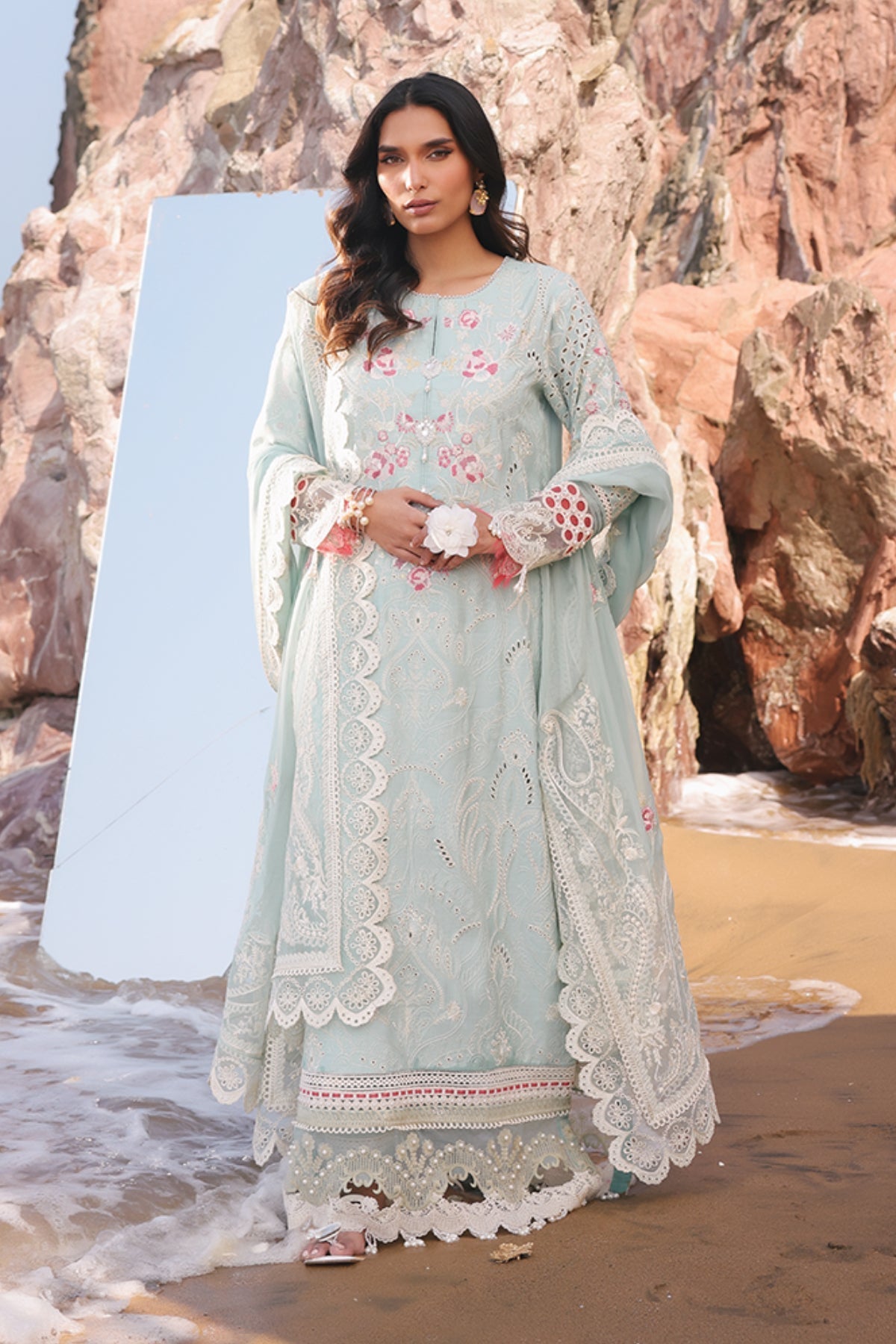 Imrozia Premium | Hania Luxury Lawn 25 | SL 76 A Aidan - Official Imrozia Premium stockist in UK - Sakeena London