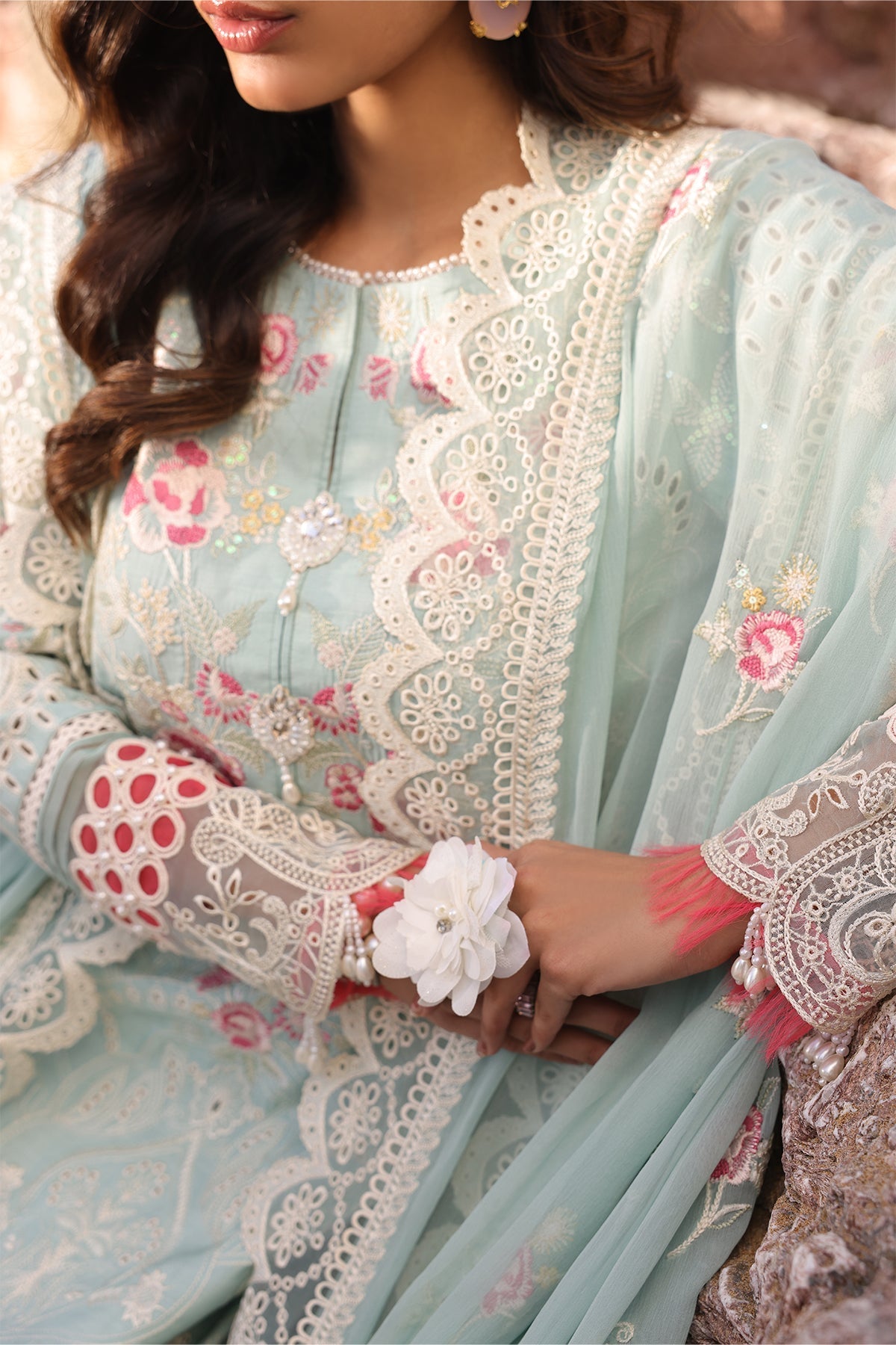 Imrozia Premium | Hania Luxury Lawn 25 | SL 76 A Aidan - Official Imrozia Premium stockist in UK - Sakeena London
