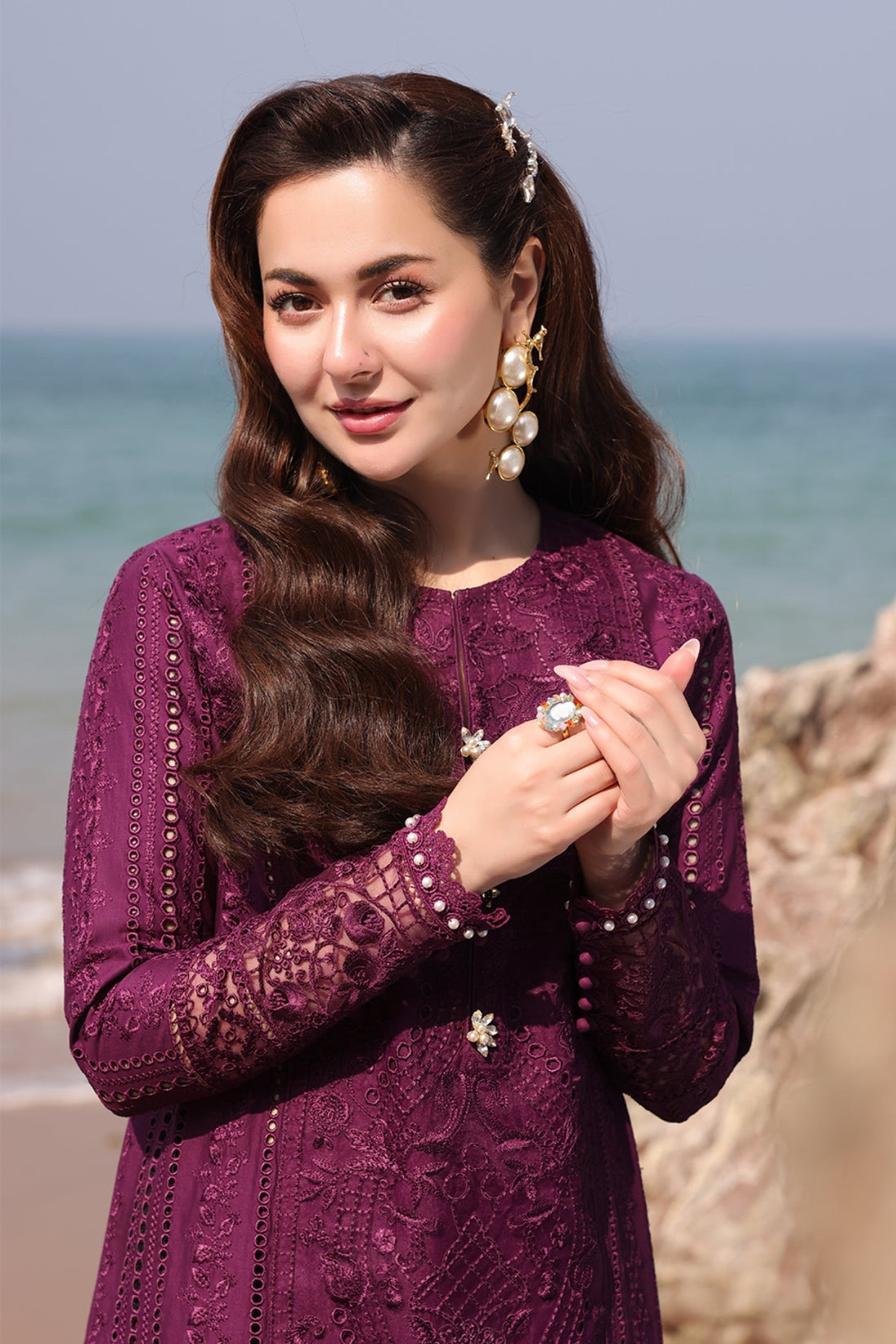 Imrozia Premium | Hania Luxury Lawn 25 | SL 77 Izaan - Official Imrozia Premium stockist in UK - Sakeena London