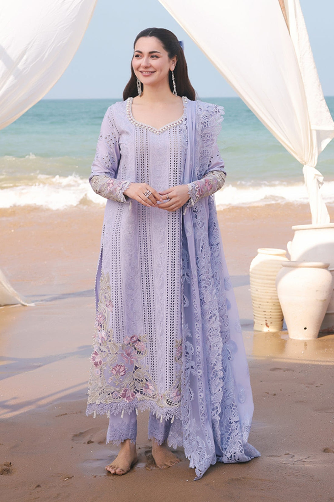 Imrozia Premium | Hania Luxury Lawn 25 | SL 78 Feeha - Official Imrozia Premium stockist in UK - Sakeena London