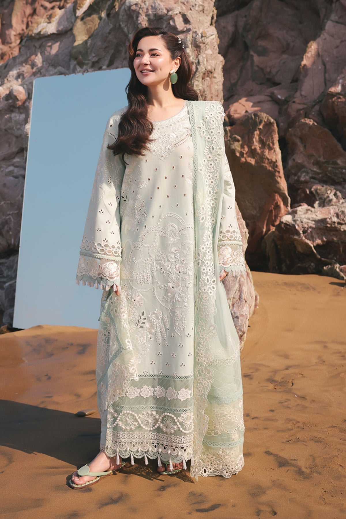 Imrozia Premium | Hania Luxury Lawn 25 | SL 80 Zimal - Official Imrozia Premium stockist in UK - Sakeena London