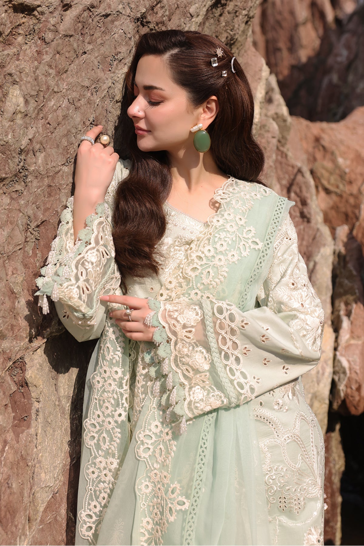 Imrozia Premium | Hania Luxury Lawn 25 | SL 80 Zimal - Official Imrozia Premium stockist in UK - Sakeena London