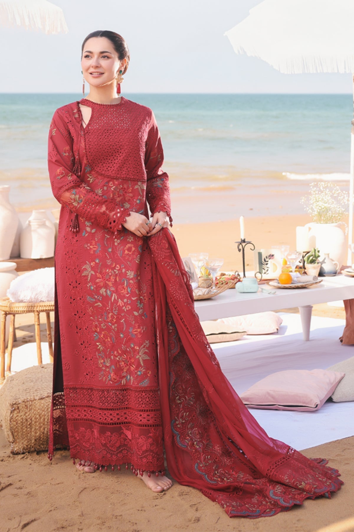 Imrozia Premium | Hania Luxury Lawn 25 | SL 82 Iswah - Official Imrozia Premium stockist in UK - Sakeena London