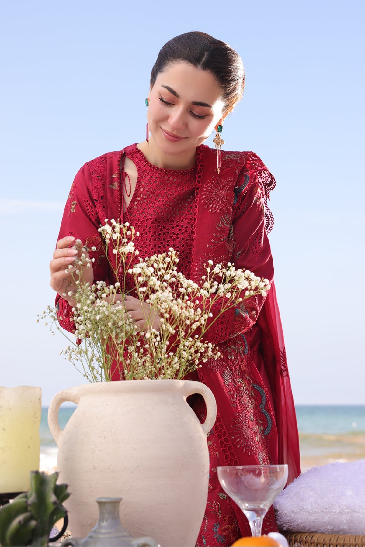 Imrozia Premium | Hania Luxury Lawn 25 | SL 82 Iswah - Official Imrozia Premium stockist in UK - Sakeena London