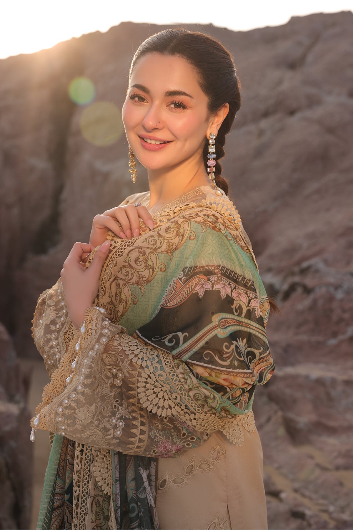 Imrozia Premium | Hania Luxury Lawn 25 | SL 83 Ayzal - Official Imrozia Premium stockist in UK - Sakeena London