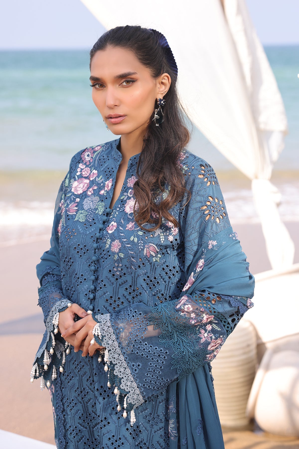 Imrozia Premium | Hania Luxury Lawn 25 | SL 86 Mirha - Official Imrozia Premium stockist in UK - Sakeena London