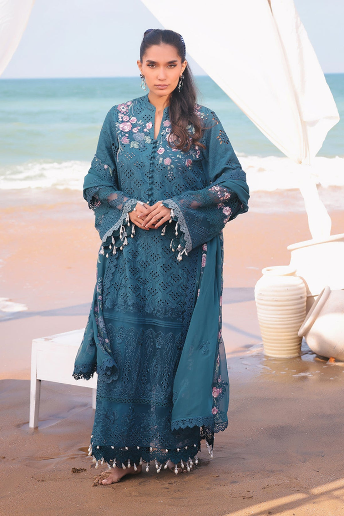 Imrozia Premium | Hania Luxury Lawn 25 | SL 86 Mirha - Official Imrozia Premium stockist in UK - Sakeena London