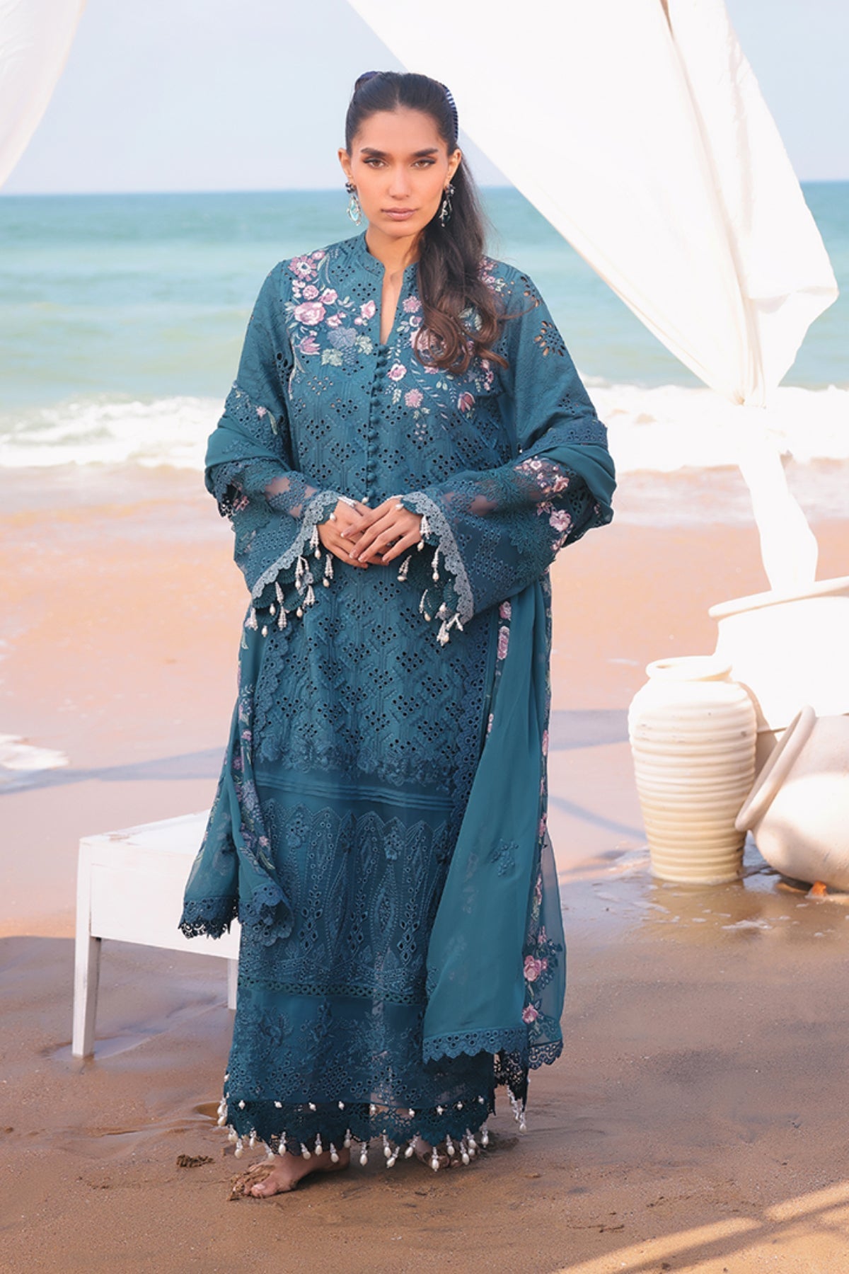Imrozia Premium | Hania Luxury Lawn 25 | SL 86 Mirha - Official Imrozia Premium stockist in UK - Sakeena London