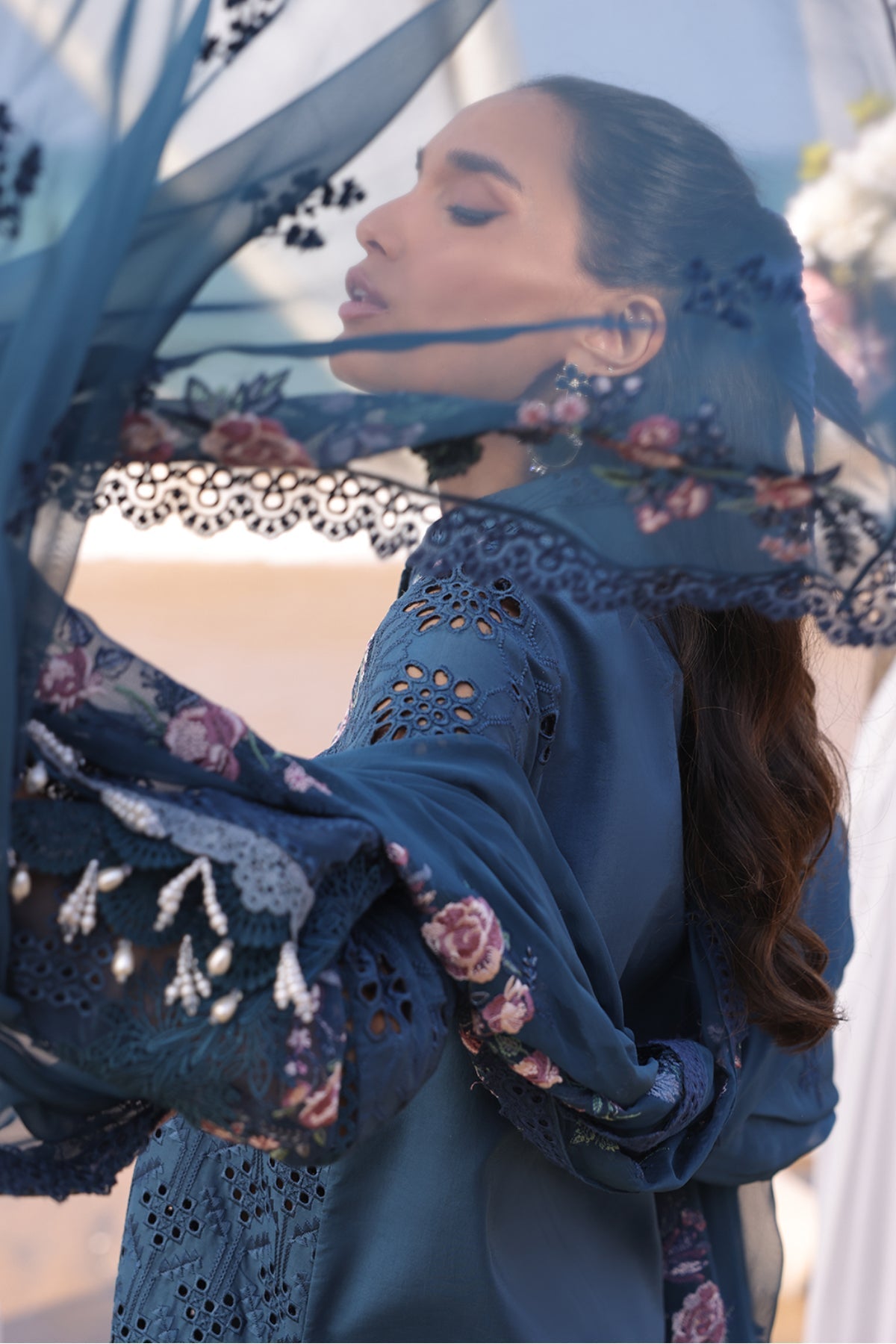 Imrozia Premium | Hania Luxury Lawn 25 | SL 86 Mirha - Official Imrozia Premium stockist in UK - Sakeena London