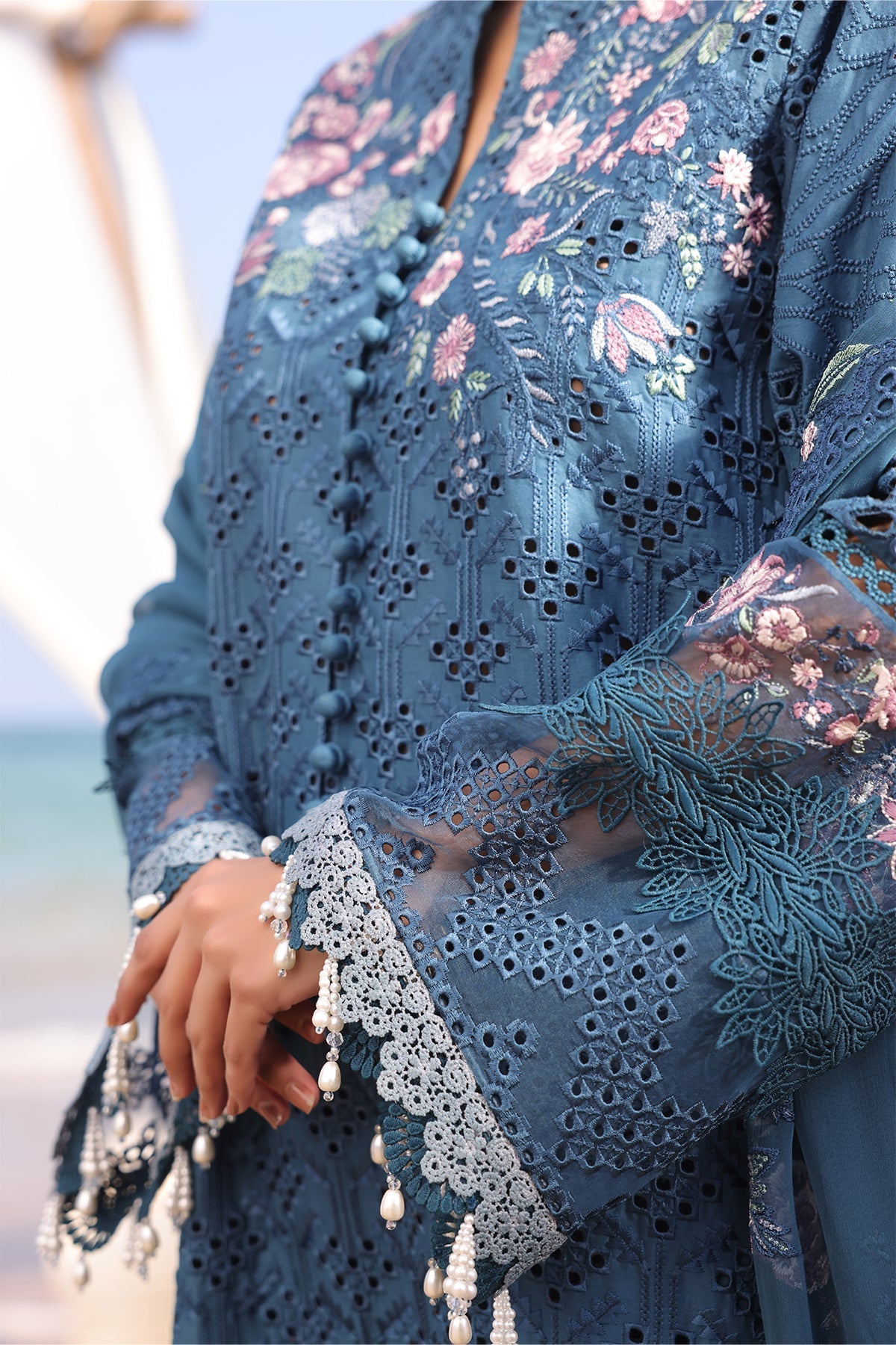 Imrozia Premium | Hania Luxury Lawn 25 | SL 86 Mirha - Official Imrozia Premium stockist in UK - Sakeena London