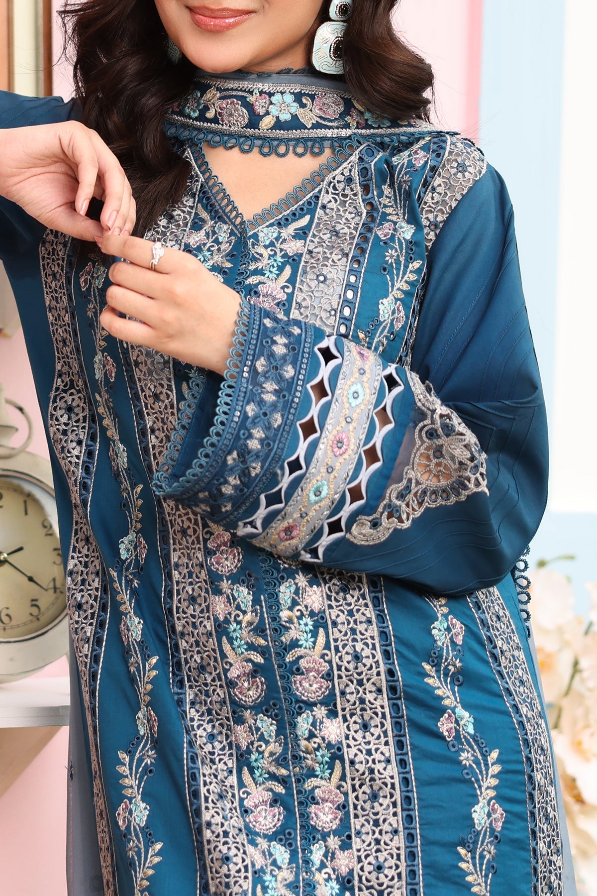 Imrozia Premium | Hayam Luxury Lawn 25 | SL 87 SAHAR - Official Imrozia Premium stockist in UK - Sakeena London
