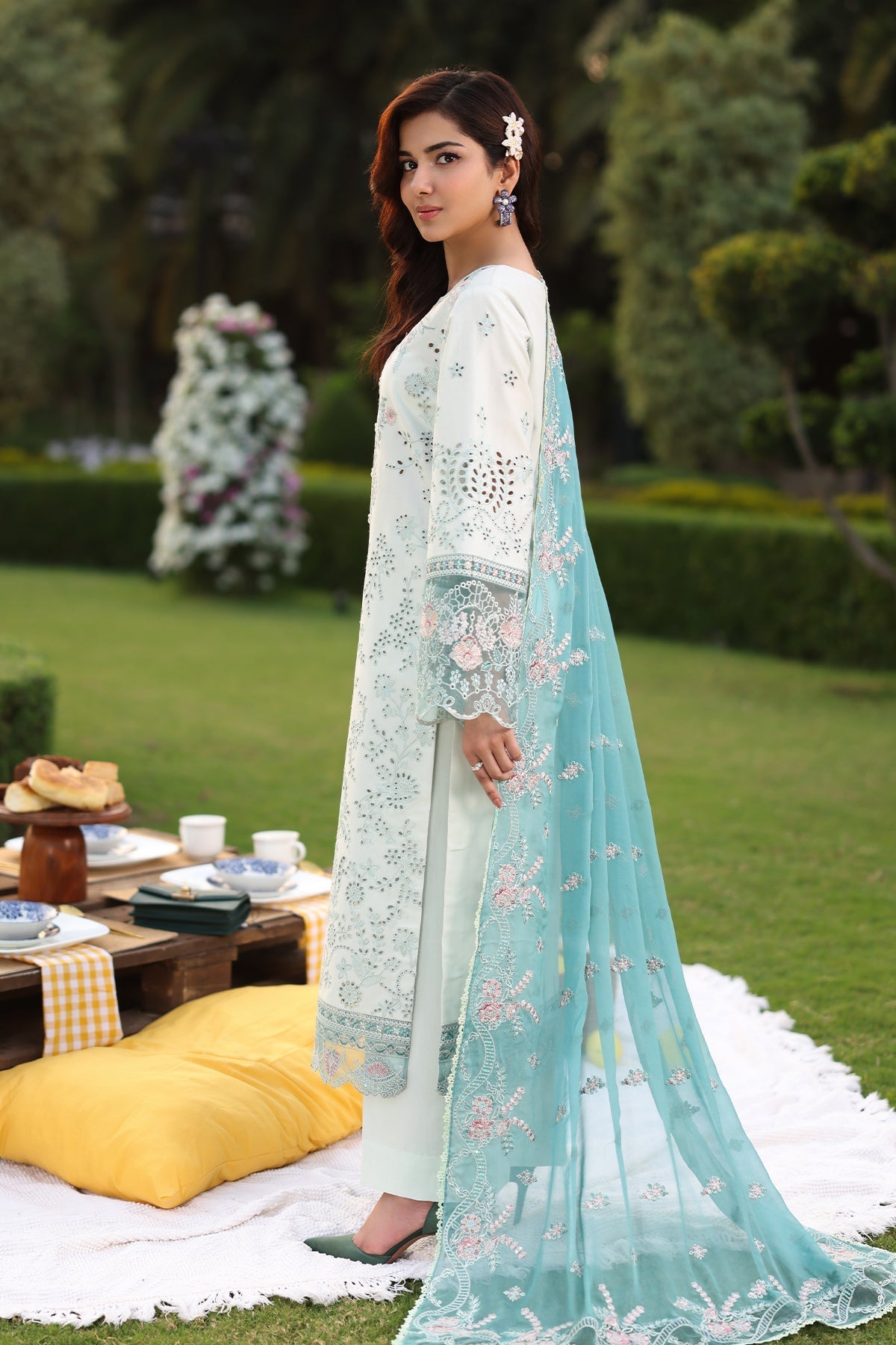 Imrozia Premium | Hayam Luxury Lawn 25 | SL 88 HIBA - Official Imrozia Premium stockist in UK - Sakeena London