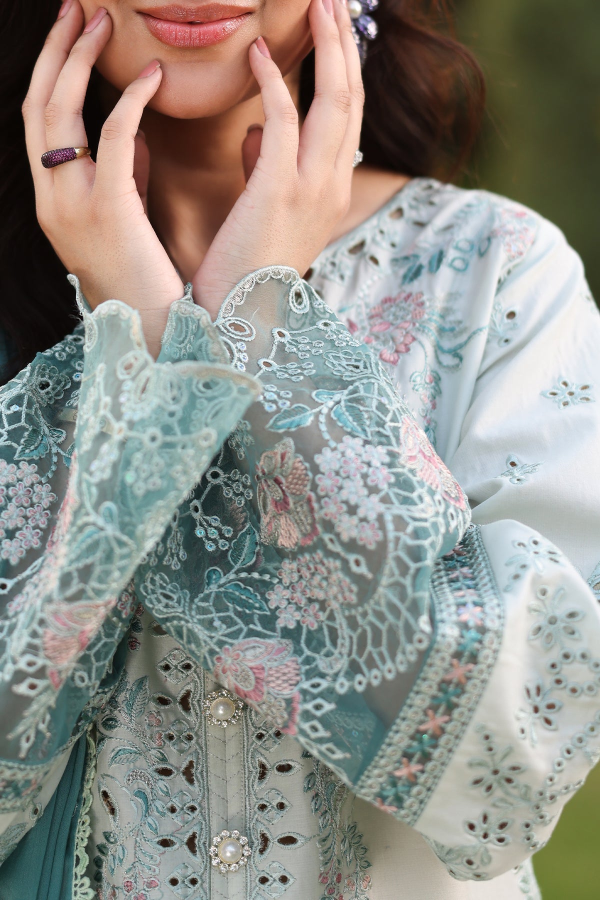 Imrozia Premium | Hayam Luxury Lawn 25 | SL 88 HIBA - Official Imrozia Premium stockist in UK - Sakeena London