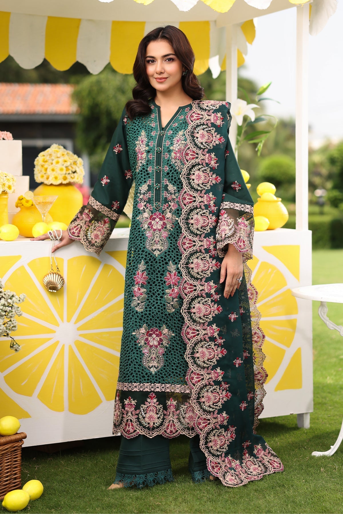 Imrozia Premium | Hayam Luxury Lawn 25 | SL 89 AMAL - Official Imrozia Premium stockist in UK - Sakeena London