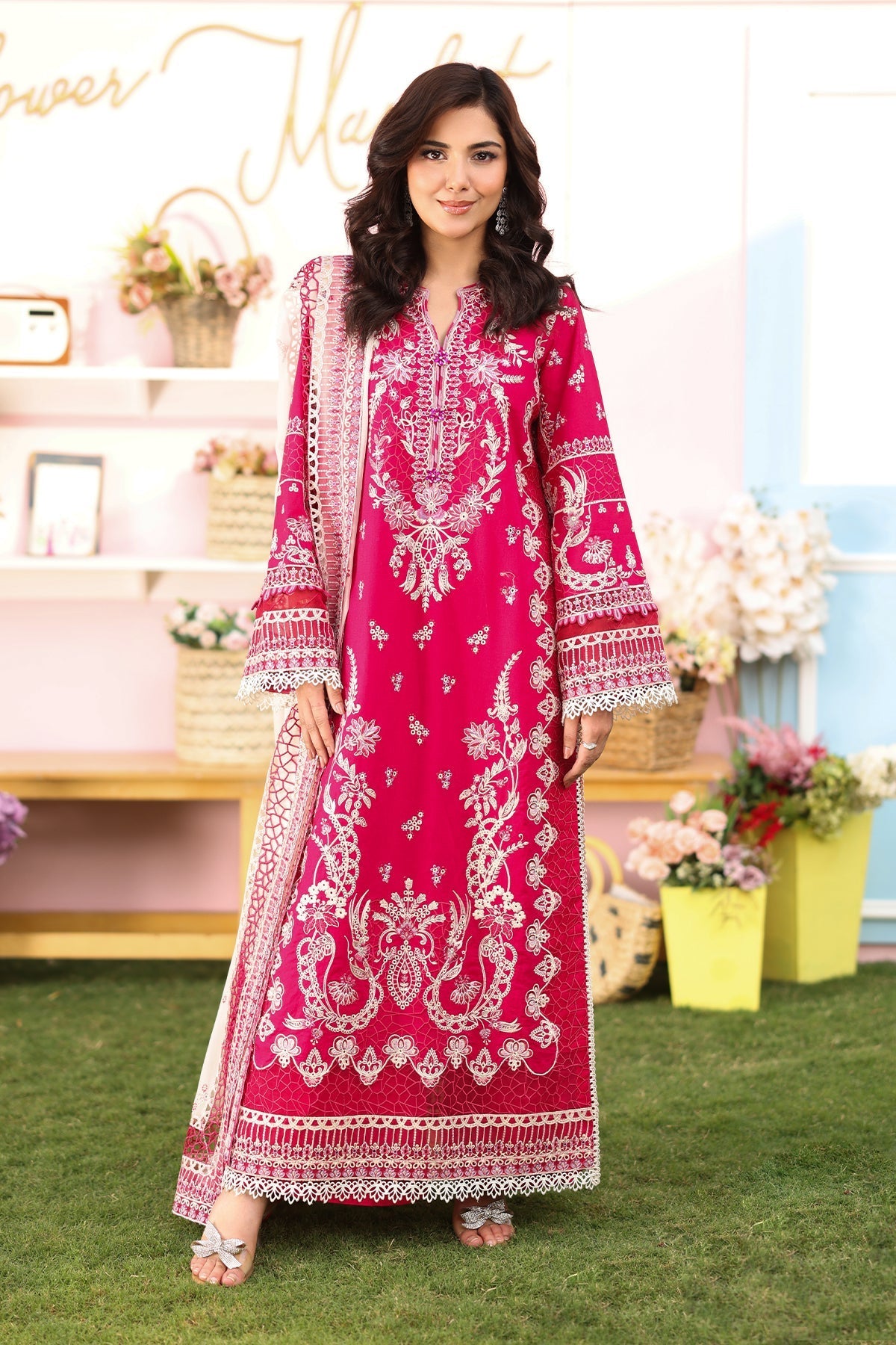 Imrozia Premium | Hayam Luxury Lawn 25 | SL 90 BASMA - Official Imrozia Premium stockist in UK - Sakeena London