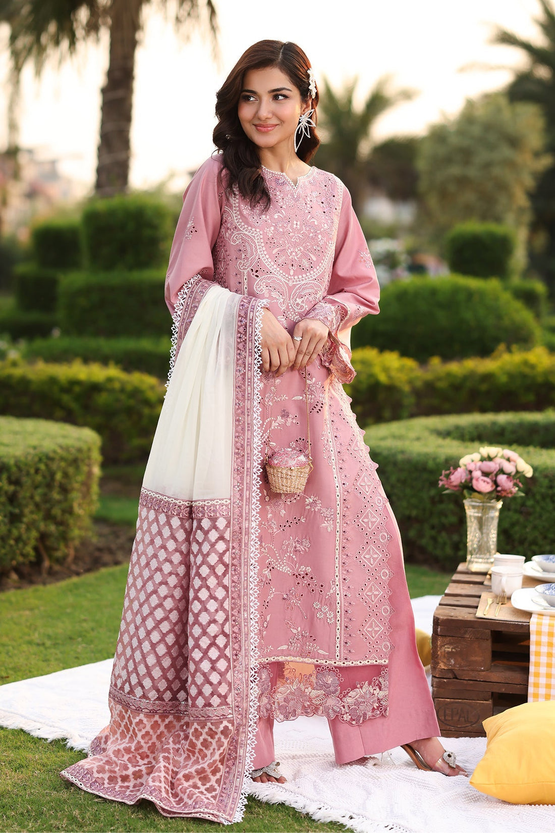 Imrozia Premium | Hayam Luxury Lawn 25 | SL 93 ISRA - Official Imrozia Premium stockist in UK - Sakeena London