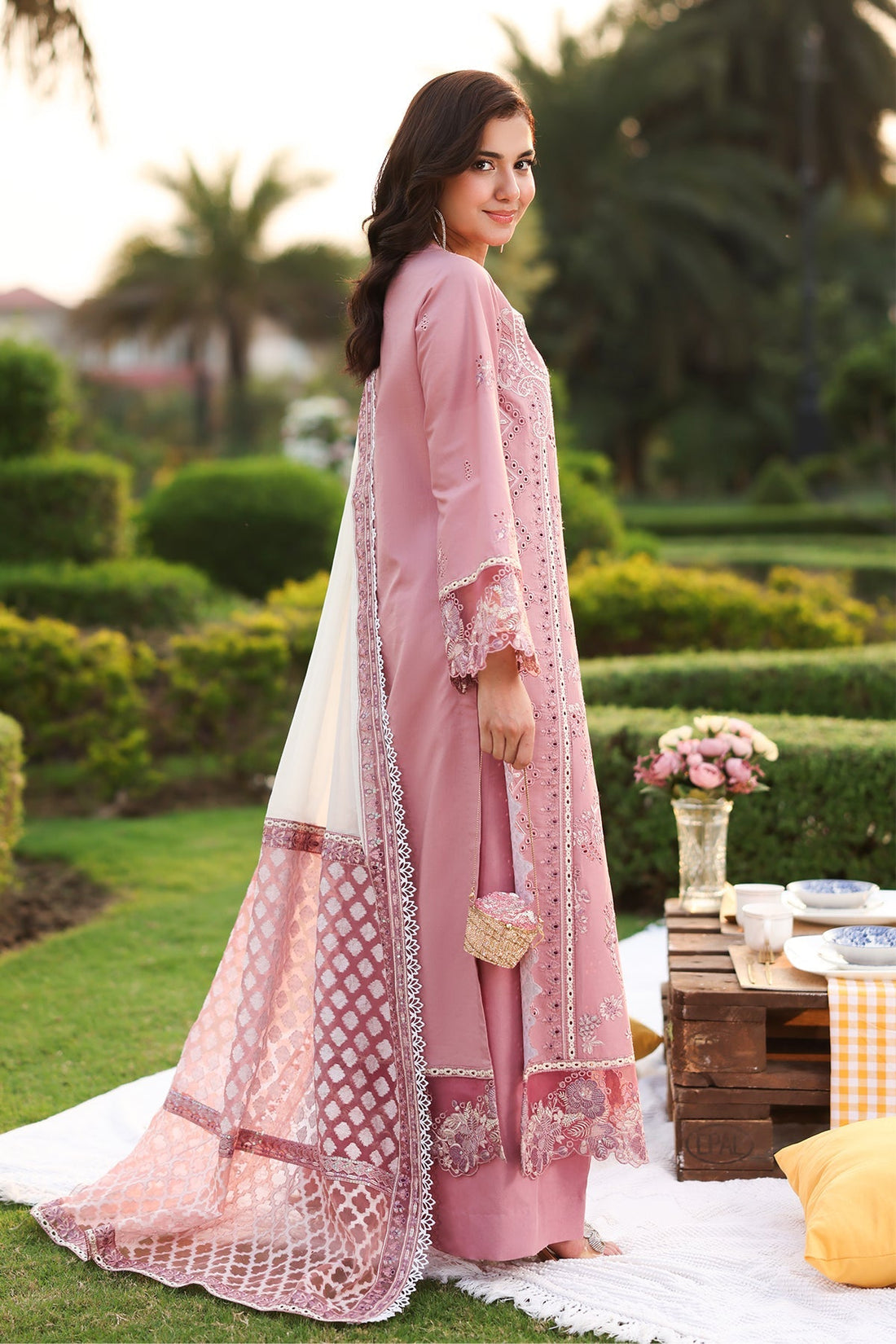 Imrozia Premium | Hayam Luxury Lawn 25 | SL 93 ISRA - Official Imrozia Premium stockist in UK - Sakeena London