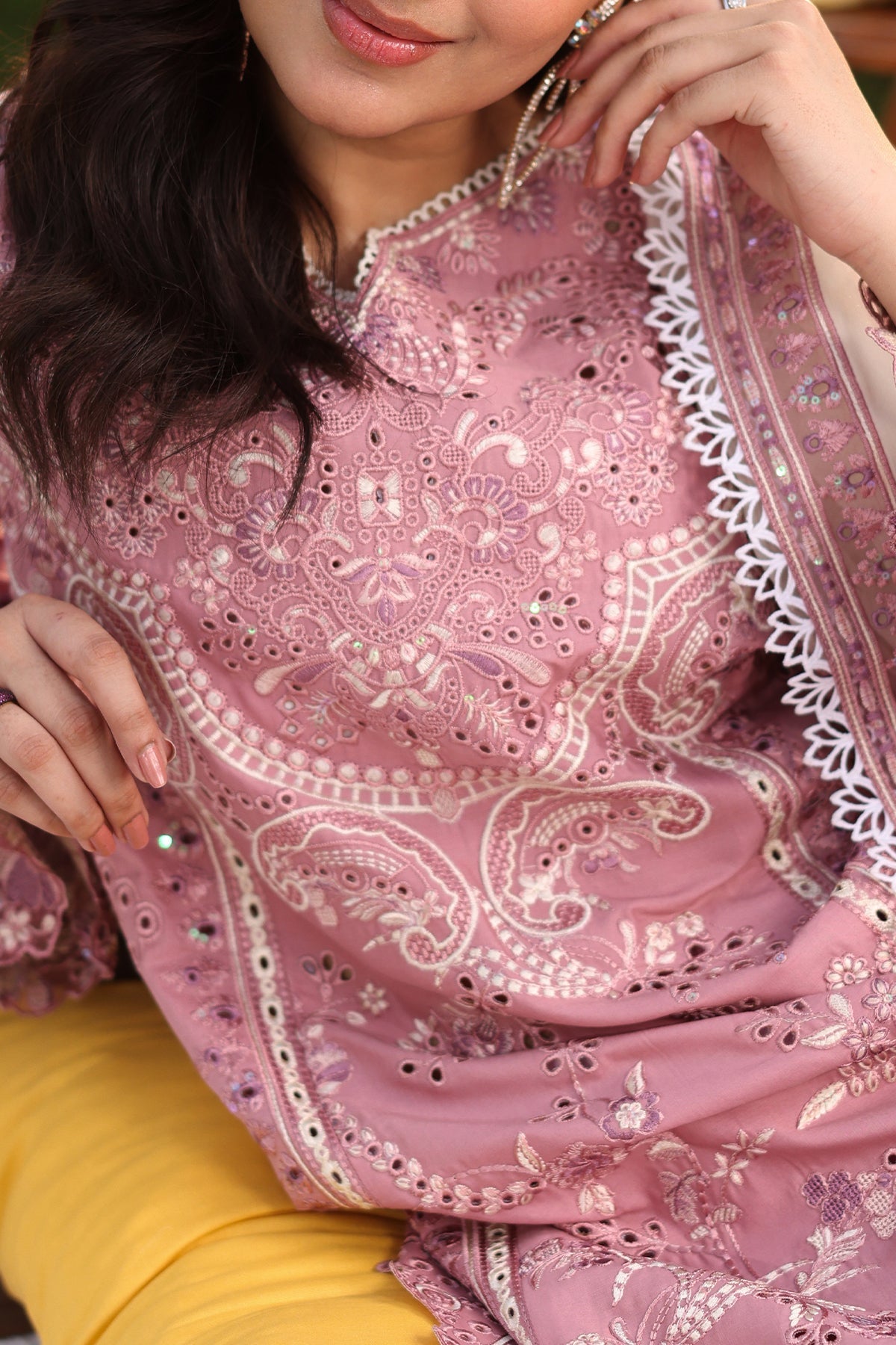 Imrozia Premium | Hayam Luxury Lawn 25 | SL 93 ISRA - Official Imrozia Premium stockist in UK - Sakeena London