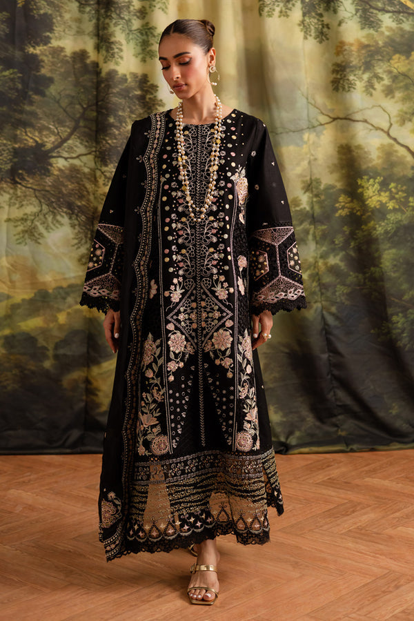 Marjjan | Guzel Lawn | SMC 204-A (Black) - Official Marjjan stockist in UK - Sakeena London