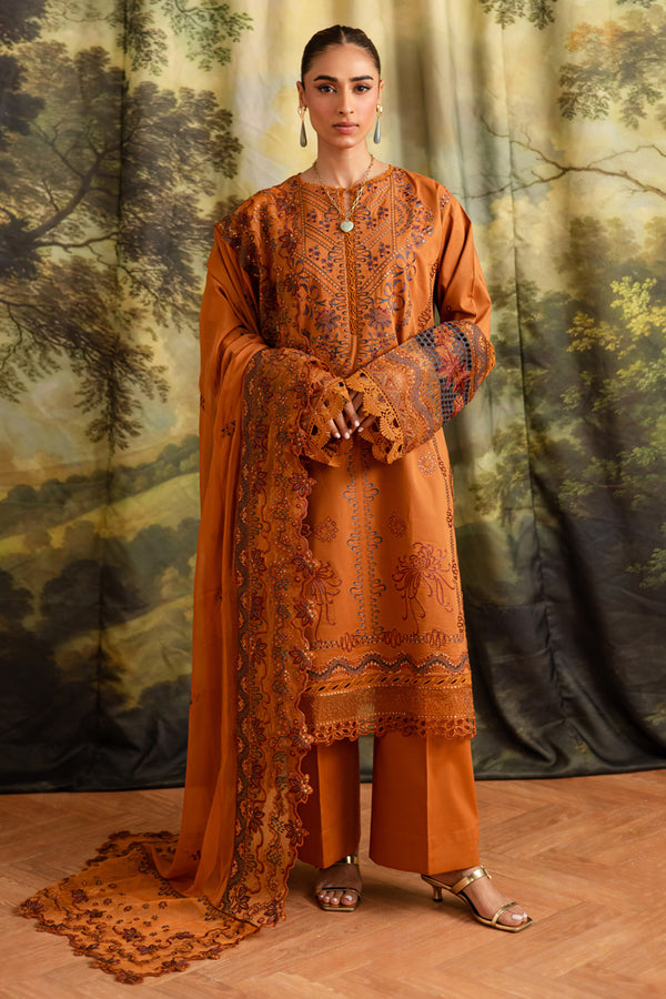 Marjjan | Guzel Lawn | SMC 208-A (Rust) - Official Marjjan stockist in UK - Sakeena London