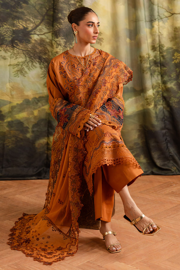 Marjjan | Guzel Lawn | SMC 208-A (Rust) - Official Marjjan stockist in UK - Sakeena London