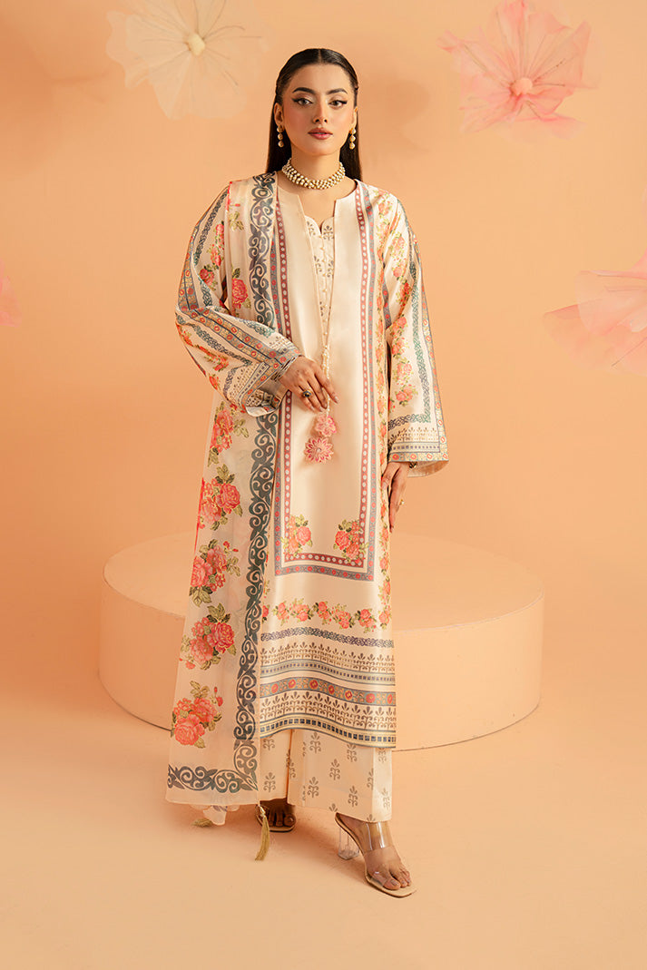 Imrozia Premium | Amelia Printed Silk | SP-154 RosÃ© Charm