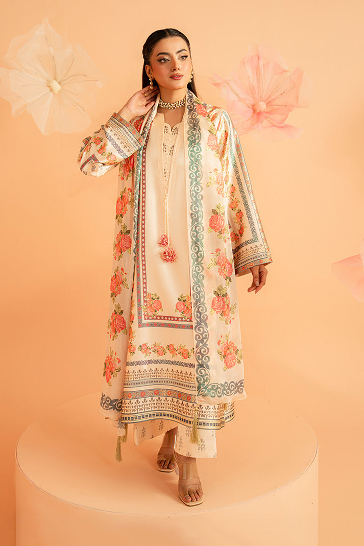 Imrozia Premium | Amelia Printed Silk | SP-154 RosÃ© Charm
