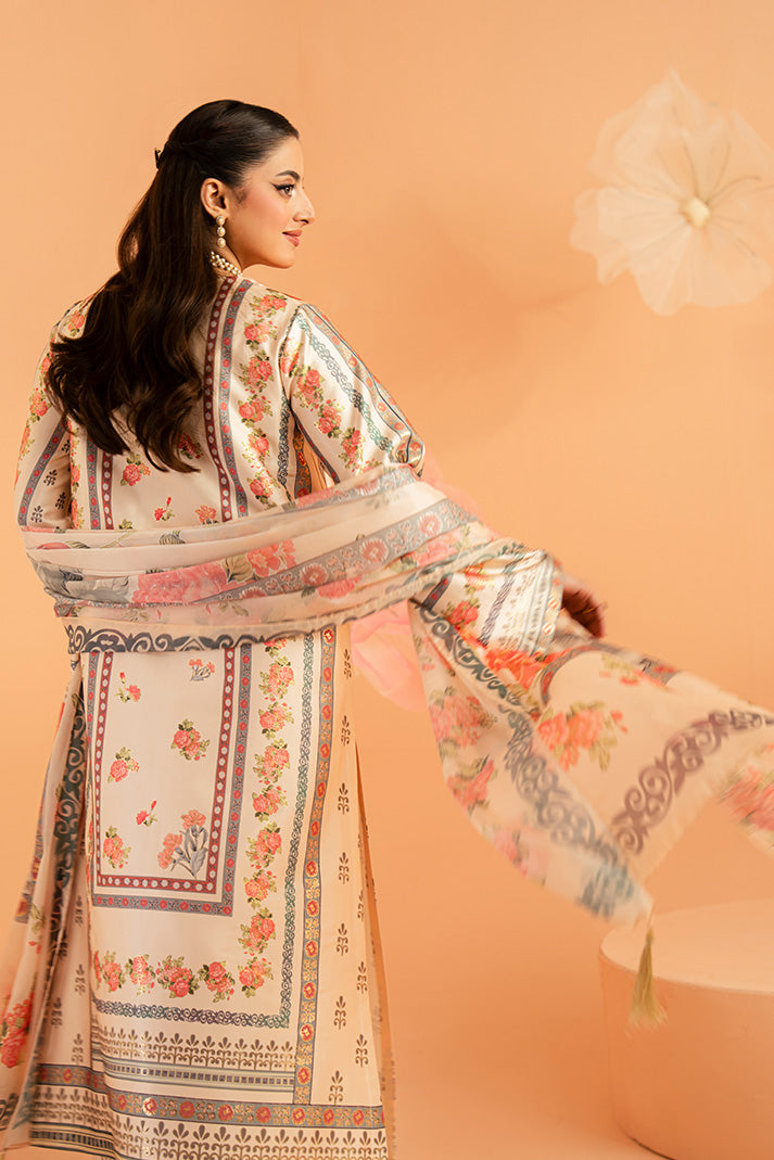 Imrozia Premium | Amelia Printed Silk | SP-154 RosÃ© Charm
