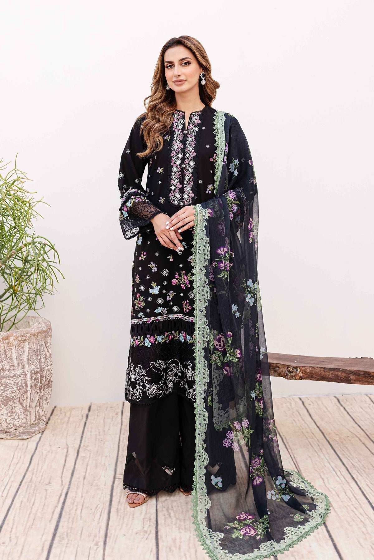 Sable Vogue | Shiree Lawn 24 | Aster - Official Sable Vogue stockist in UK - Sakeena London