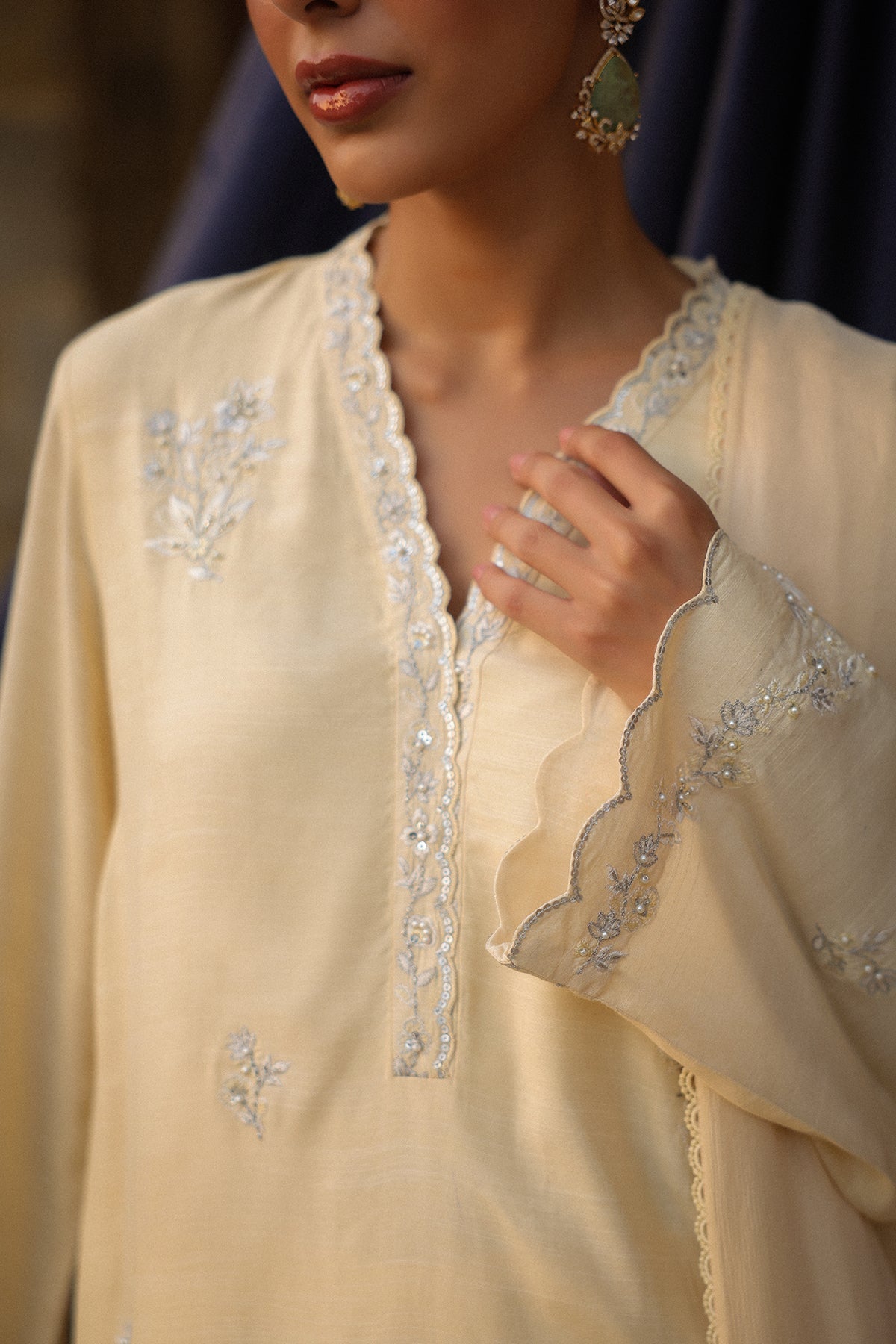 Sahar | Luxury Pret 25 | Butter Bloom - Official Sakeena London stockist in UK - Sakeena London