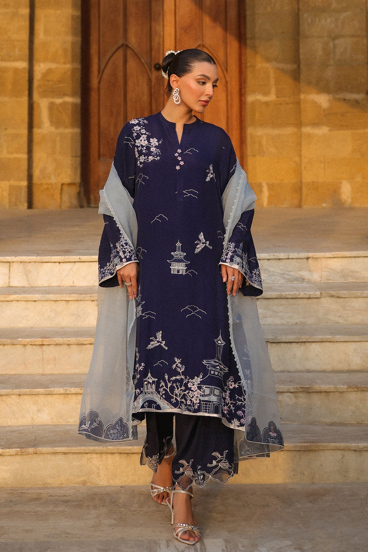 Sahar | Luxury Pret 25 | Sapphire Grace - Official Sahar stockist in UK - Sakeena London