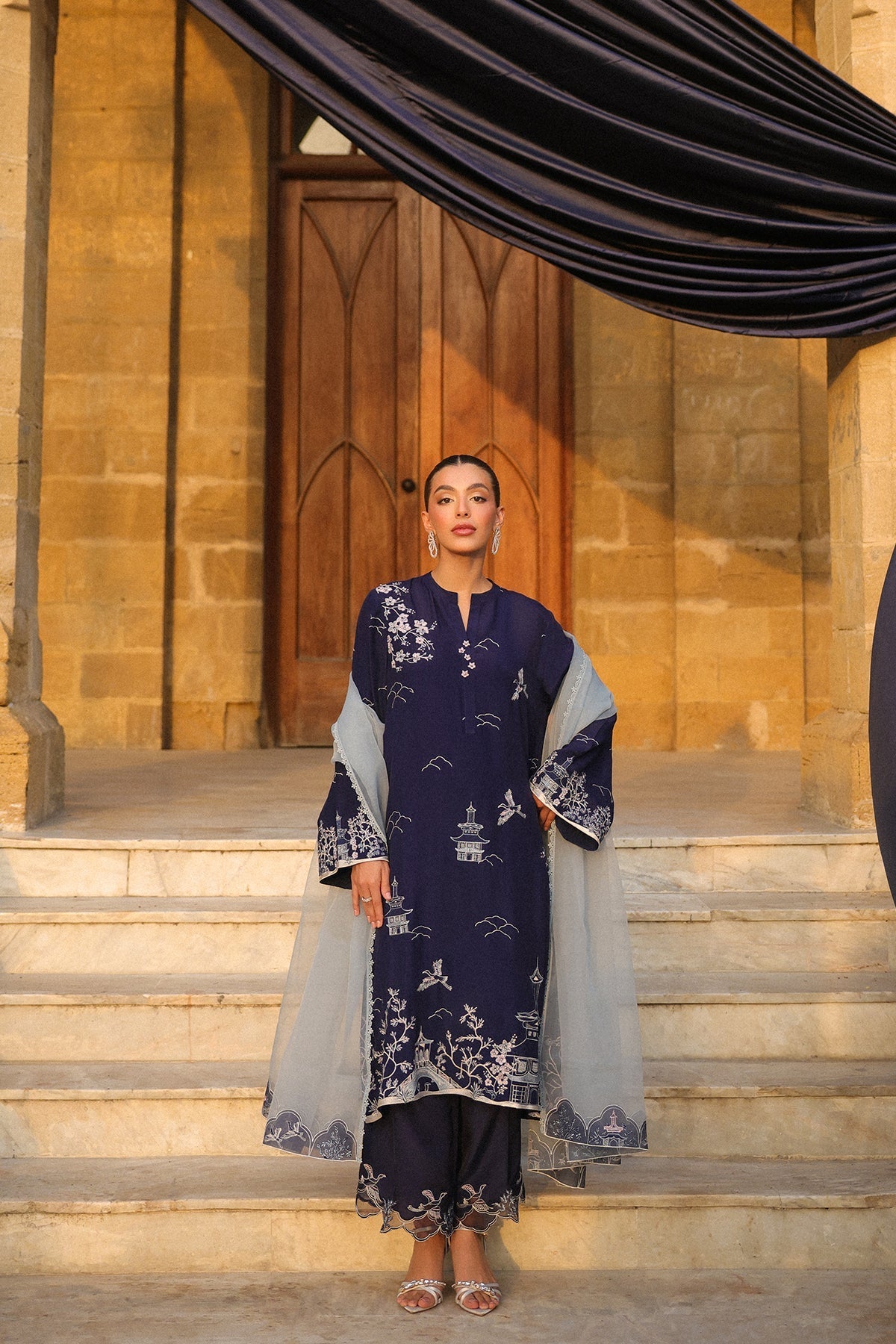 Sahar | Luxury Pret 25 | Sapphire Grace - Official Sahar stockist in UK - Sakeena London